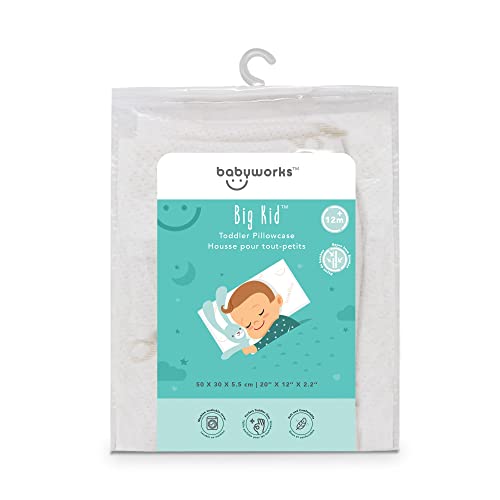Baby Works Bamboo Toddler Pillowcase, Off-White