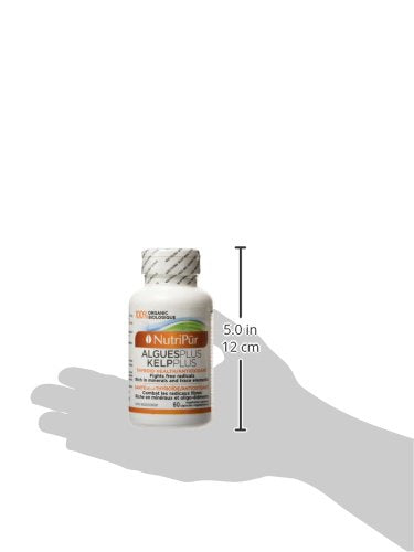 Nutripur Organic KelpPlus, Iodine Supplement, 60 vegetarian capsules