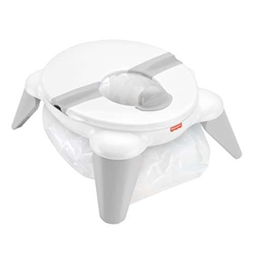 Fisher-Price 2-in-1 Travel Potty portable infant to toddler potty training toilet and removable potty ring for travel