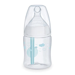 NUK Smooth Flow Pro Anti-Colic Baby Bottle, 5oz, 4 Pack, Blue, 568.0 gram