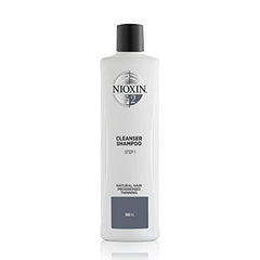 Nioxin System 2 Scalp Cleansing Shampoo with Peppermint Oil, For Natural Hair with Progressed Thinning, 16.9 fl oz