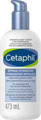Cetaphil Optimal Hydration Replenishing Body Lotion for Sensitive, Dry and Dehydrated Skin – 48hr Hydration – With Hyaluronic Acid, Vitamin E & Vitamin B5 – Dermatologist Recommended, 473ml