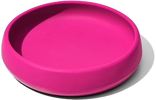 OXO Tot Silicone Plate Pink