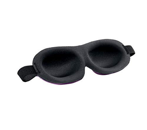 Bucky Ultralight Collection, Contoured Travel and Sleep Eye Mask, Strawberry Eyelash, One Size