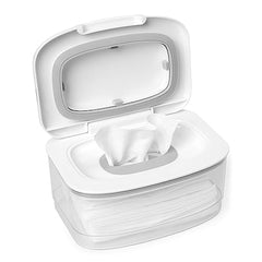 Skip Hop Wipes Dispenser, Nursery Style, Clear/White