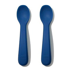 OXO Tot Silicone Spoon Set Navy