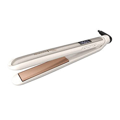 Remington Shine Therapy 1” Flat Iron, Argan Oil & Keratin Plate Hair Straightener White