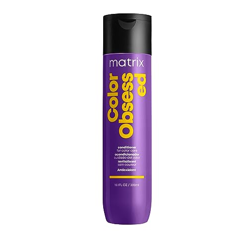 Matrix Antioxidant Conditioner, Color Obsessed Enhances Hair Color & Prevents Fading, For Color Treated Hair, Sulfate-Free, Salon Conditioner, 300ml (Packaging May Vary)