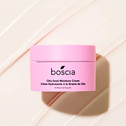 boscia Chia Seed Moisture Cream - Vegan Skincare, Skincare Sensitive Face Lotion