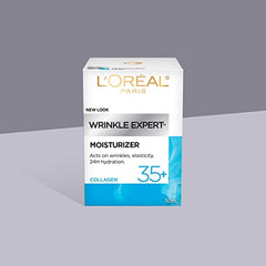 L'Oreal Paris Anti-Aging Face Cream 35+, Day & Night Skincare, Wrinkle Expert, With Collagen to Reduce the Look of Wrinkles, 50mL