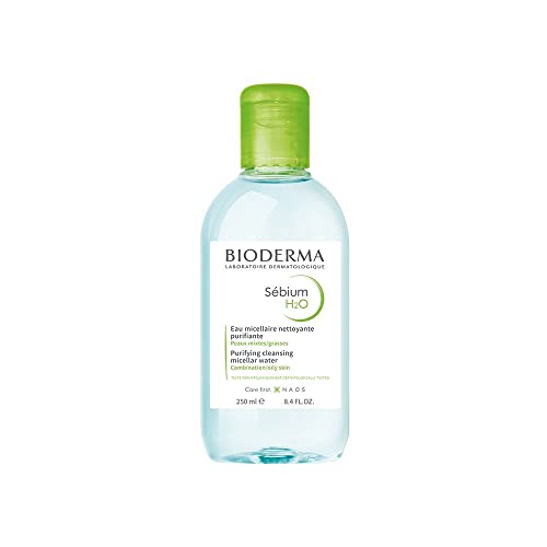 Bioderma Sébium H2O Micellar Water Cleansing and Make-Up Remover, 8.33 Fl Oz