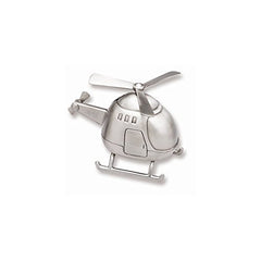 BABY Bank, Helicopter with Pewter Finish