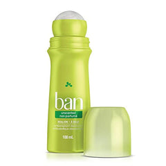 Ban Unscented 24-Hour Roll-on, Antiperspirant Deodorant, 100 Ml