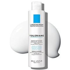 La Roche-Posay Face Cleanser, Toleriane Dermo-Cleanser Ultra-Sensitive Soothing & Hydrating Face Wash with Glycerin, Fragrance Free, Preservative Free, 200mL