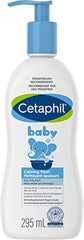 Cetaphil Baby Calming Wash With Filaggrin, Shea Butter, For Dry Itchy Skin, Paediatrician Recommended, 295ml