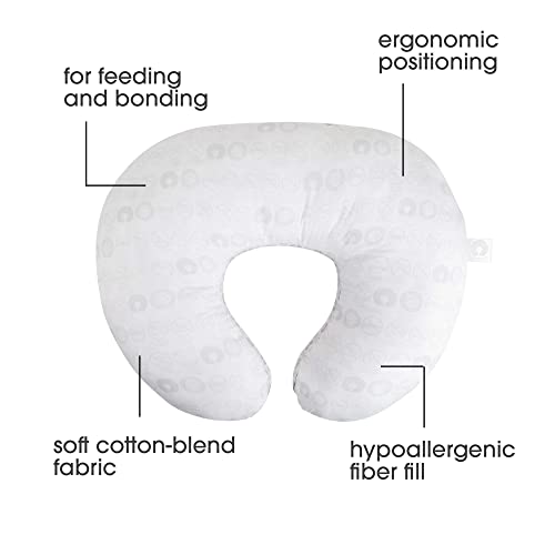 Boppy Bare Naked Original Support Nursing Pillow, Ergonomic Breastfeeding, Bottle Feeding and Bonding, with Firm Hypoallergenic Fiber Fill, Support Only Covers Sold Separately