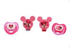 MINNIE 2 PACK PACIFIER AND 2 CLIPS