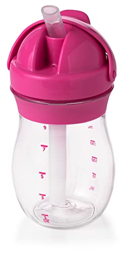 Oxo Tot Transitions Straw Cup, Pink, Large