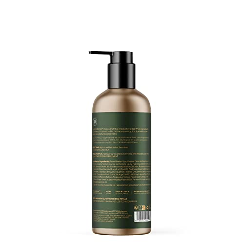 ATTITUDE Hair Shampoo with Essential Oils, EWG Verified, Plant and Mineral-Based Ingredients, Vegan Beauty Products, Refillable Aluminum Bottle, Volumizing, Petitgrain and Jasmine, 473 ml