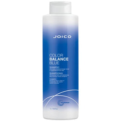 Joico Color Balance Blue Shampoo, Neutralizes Brassy Tones, Protects Colour Treated Hair, with Keratin and Green Tea Extract