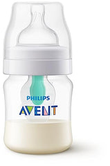 Philips Avent Anti-colic Baby Bottle with AirFree Vent Newborn Gift Set With Snuggle, Pink, SCD307/02