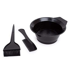 Bodico 3-Piece Hair Colouring Set, 7.8 x 10.2 inches, Black