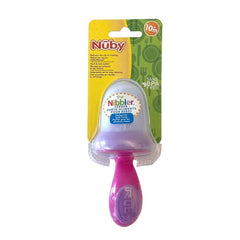 Nuby 533641PK Nibbler with Pp Hygienic Cover Assorted Toy(1 Pack), Pink, Purple