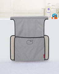 Skip Hop Baby Bath All-in-One Elbow Saver and Kneeler, Moby, Grey