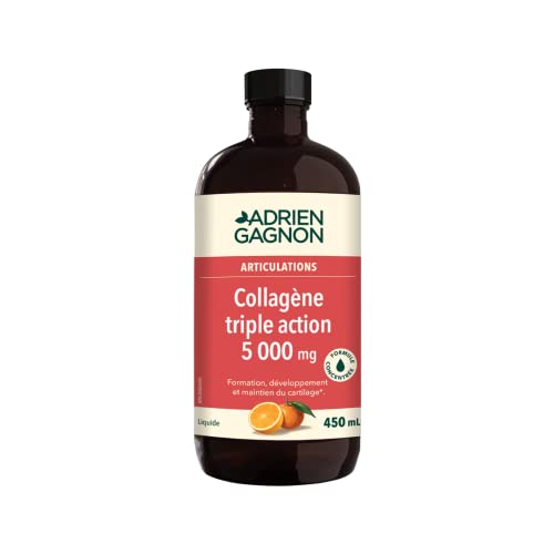 Adrien Gagnon - Collagen Triple Action Liquid, Helps Reduce Cellular Pain and Joint Pains, 450 ml
