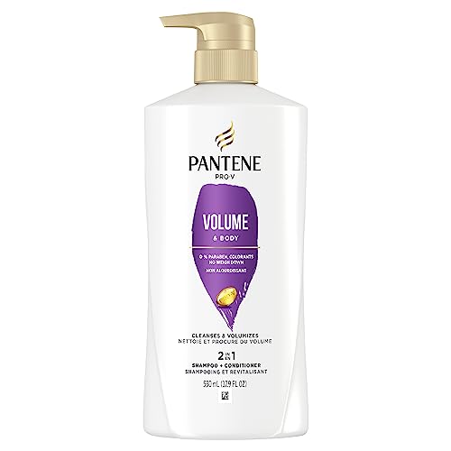 PANTENE PRO-V Volume & Body 2in1 Shampoo + Conditioner, 17.9oz/530mL