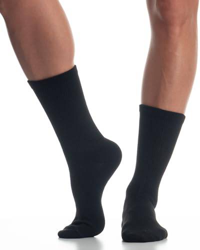 Dr. Scholl's Women's Diabetes & Circulator Socks - 4 & 6 Pair Packs, Black, 8-12