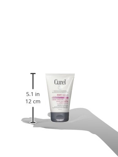 Curel Foot Therapy Cream, Soothing Lotion for Dry Feet, Quick Absorbing, with Shea Butter, Coconut Milk, and Vitamin E (100mL)