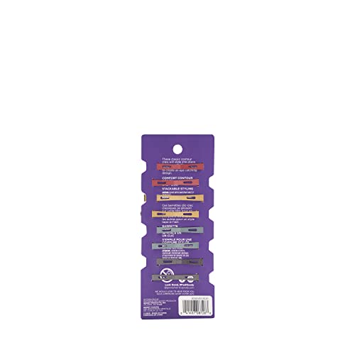 Goody Corporate Future Primal Stretch Oval Contour Clips, Large, 8 Count
