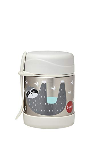 3 Sprouts Stainless Steel Food Jar and Spork for Kids - Sloth