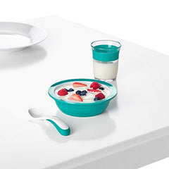 OXO Tot Fork and Spoon Training Set, Teal