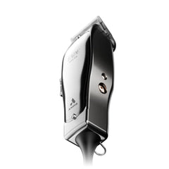 Andis 01820 Professional Fade Master Hair Clipper, Adjustable Carbon Steel Fade Blade Clipper - Zero Gap, Unbreakable Aluminium Housing, Chrome, Silver