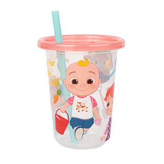 Take & Toss CoComelon Straw Cups 10 Oz - 8 Toddler Cups