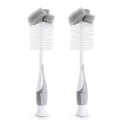 Munchkin Sponge Bottle Brush, 2 Pack, Grey