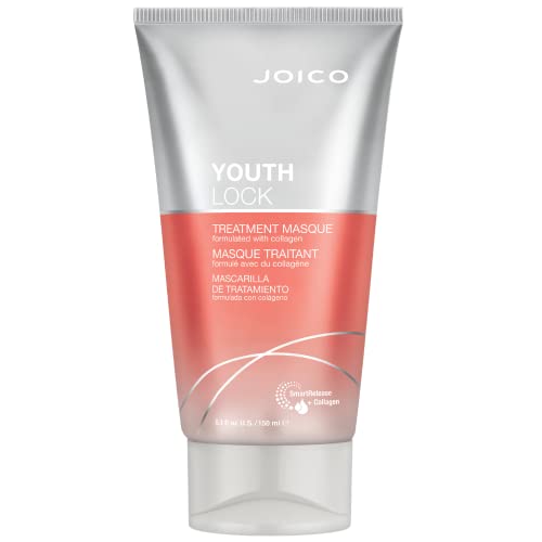 Joico Youthlock Treatment Masque, Formulated with Collagen, Hair Mask Treatment to Reduce Breakage and Frizz, 150mL