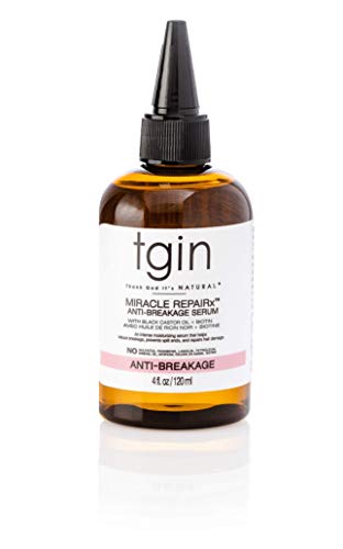 Thank God It's Natural Tgin Miracle Repairx anti-breakage serum Daily Moisturizer for Natural Hair - Dry Hair - Curly Hair - 4 Oz, 4 ounces
