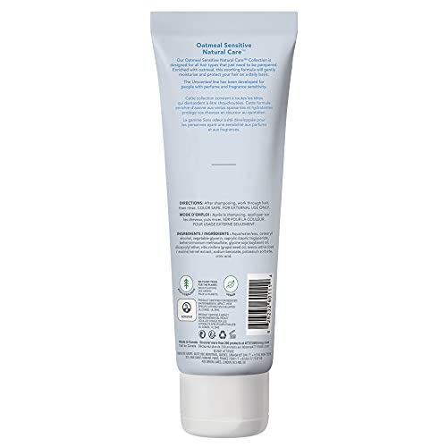 ATTITUDE Extra Gentle and Volumizing Conditioner for Sensitive Skin Enriched with Oat, Hypoallergenic, Vegan and Cruelty-free, Unscented, 240 ml