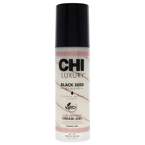 CHI Luxury Black Seed Oil Curl Defining Cream Gel, 5 Oz