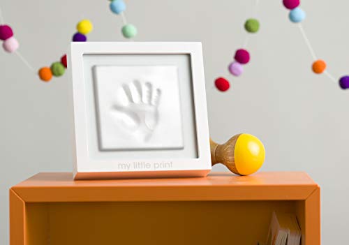 Pearhead Clear Family Handprint Frame, Family Print Keepsake, Multicolor DIY Art