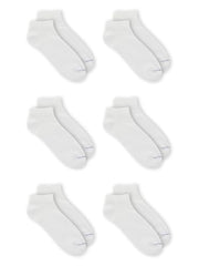 Dr. Scholl's womens Diabetes & Circulator - 4 6 Pair Packs Casual Sock, White, 8-12