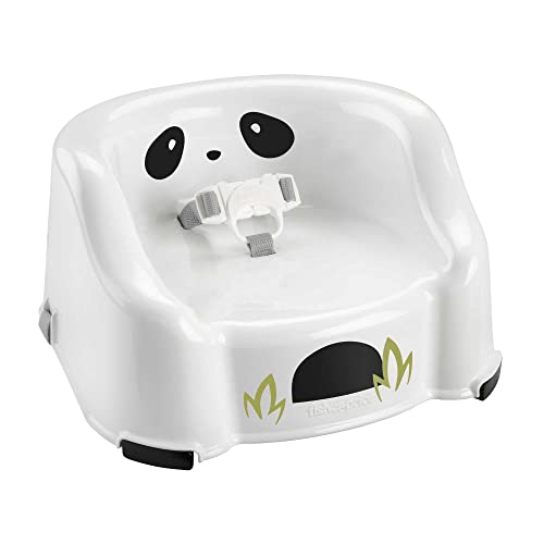 Fisher-Price Portable Toddler Dining Chair Simple Clean & Comfort Booster with Contoured Seat and Harness, Panda