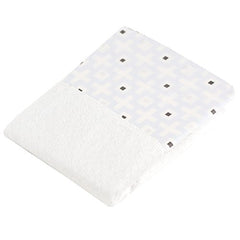 Ben & Noa Percale Change Pad with Terry Insert Sheet, Blue Squares