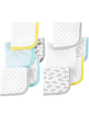 Simple Joys by Carter's Baby 10-Pack Washcloth Set, Assorted Pack, One Size