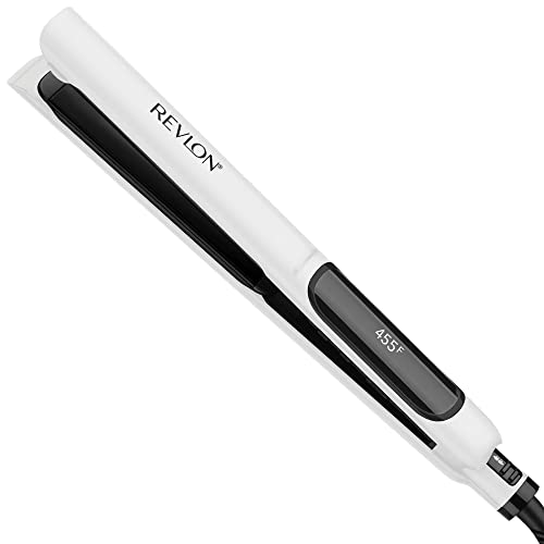 Revlon Crystal C Digital Flat Iron, 1 inch