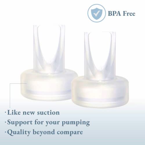 Ameda Breast Pump Valves, 2 Pack | Replacement Part for Electric Breastpump | Bpa free, DEHP free