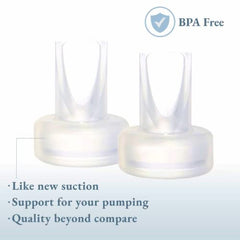 Ameda Breast Pump Valves, 2 Pack | Replacement Part for Electric Breastpump | Bpa free, DEHP free